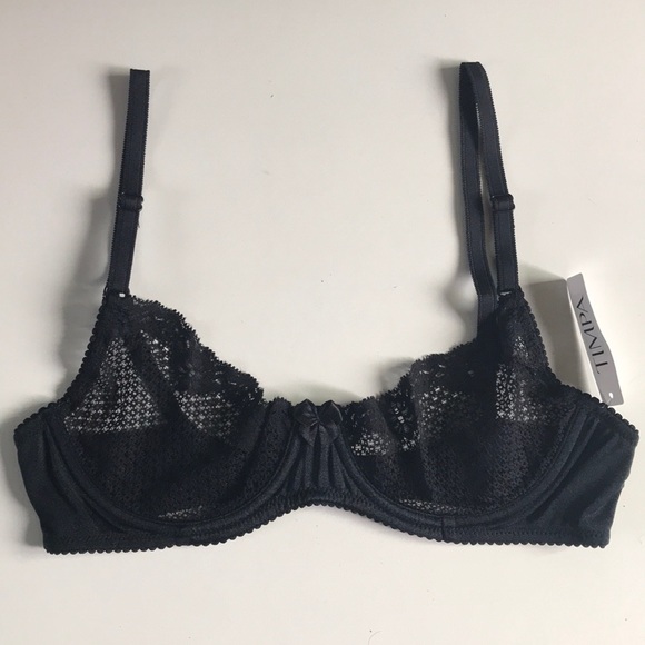 Timpa lace bra black 36B NWT never worn